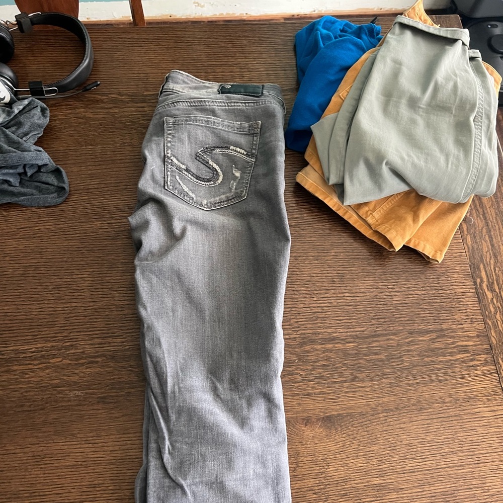 Silver boyfriend Jean